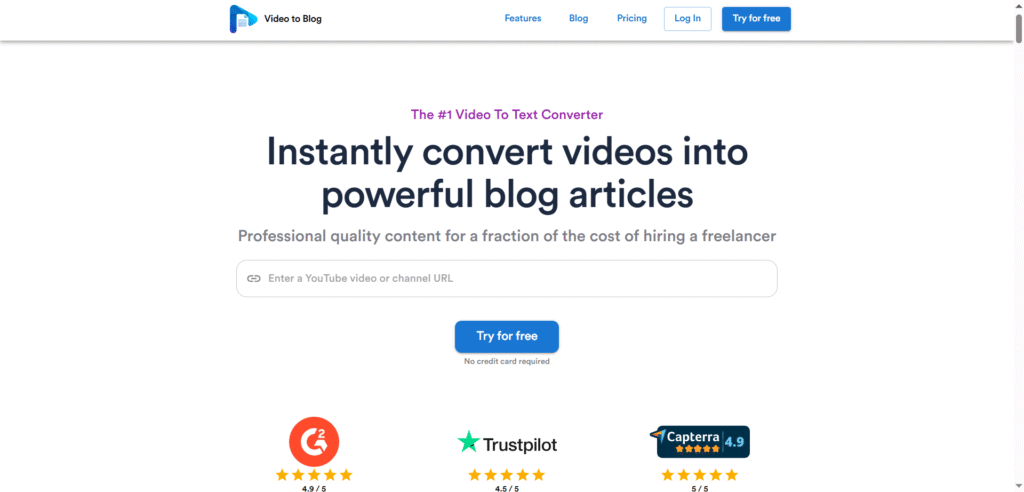 VideoToBlog